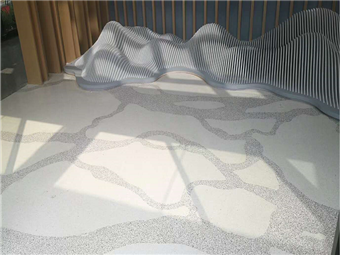 百石亮水磨石樣品展示